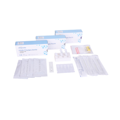 High Accuracy Self Test Antigen Kit Nasal Swab Ag Saliva Rapid Test Card ISO13485