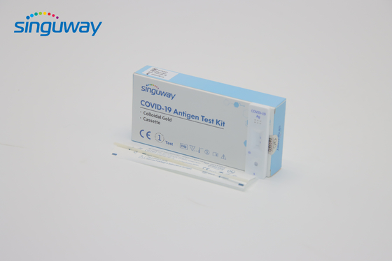 Convenient Plastic Rapid Antigen Self Test Kit Cassette Diagnostic Kit Colloidal Gold
