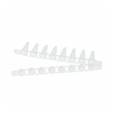 0.2Ml PCR Accessories Low Profile PCR Tube Strips With Attached Lids