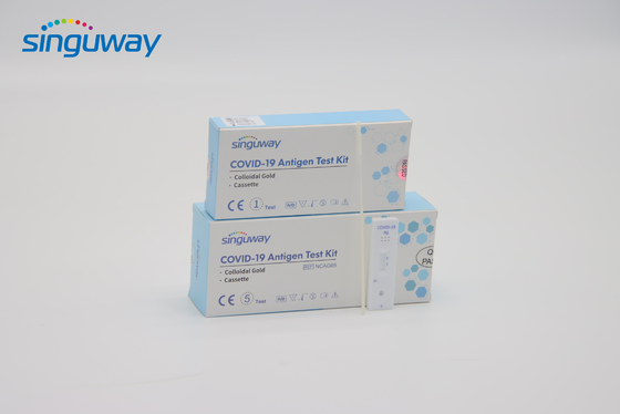 15 Mins Rapid Antigen Self Test Kit Europe Approved Test Card ISO13485 ISO9001
