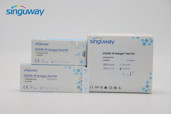 98.3% Accuracy Rapid Antigen Self Test Kit OEM One Step Type
