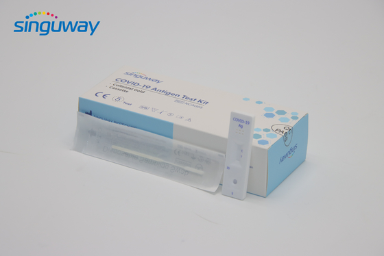 Colloidal Gold Method Rapid Antigen Self Test Kit 98.3% Accuracy Disease Test Kit