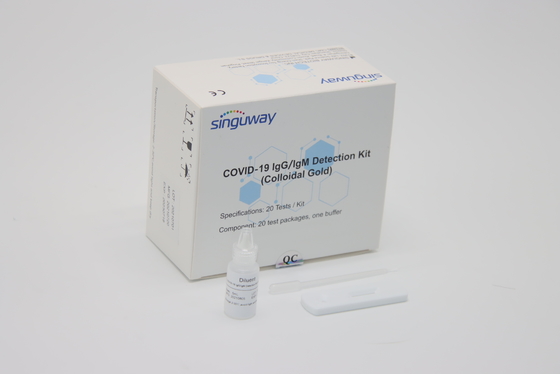 Plastic Cassette Rapid Antibody Test Kit 5~15 Mins Self Test ODM
