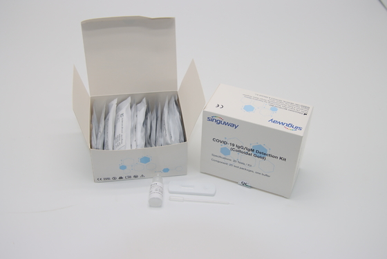 Europe Approved Rapid  IgM IgG Antibody Test Card 15 Mins High Specificity