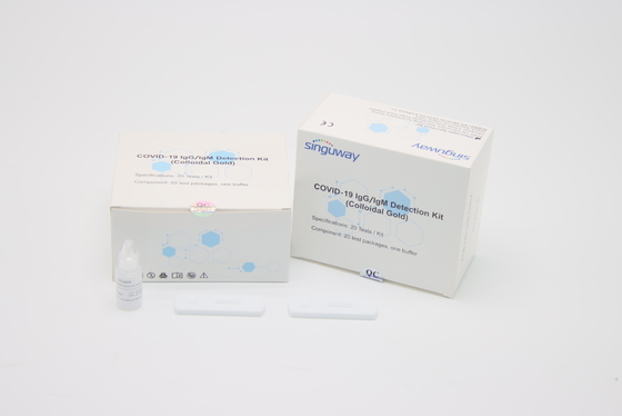 One Step 15 Minutes Antibody Rapid Test Kit Europe Approved Igm Test Cassette ISO9001