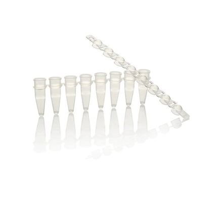 8 Union Strip Pcr-Pt Micro Pipe PCR Accessories Thin Walled PCR Tubes 0.2 Ml